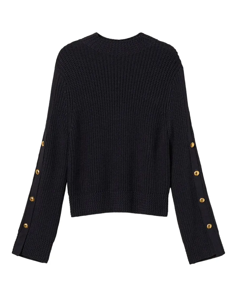 Twin-Set jumper with metal buttons - Blau Blau