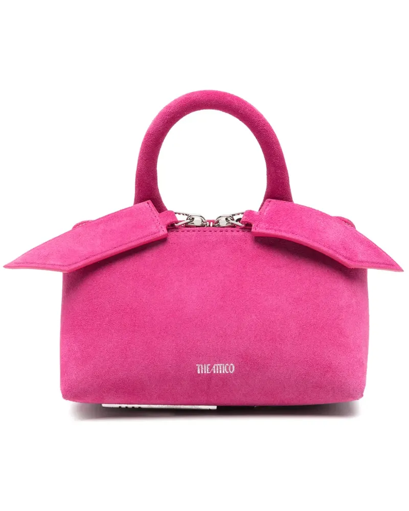 ATTICO Mini Friday Tote Bag aus Wildleder - Rosa Rosa