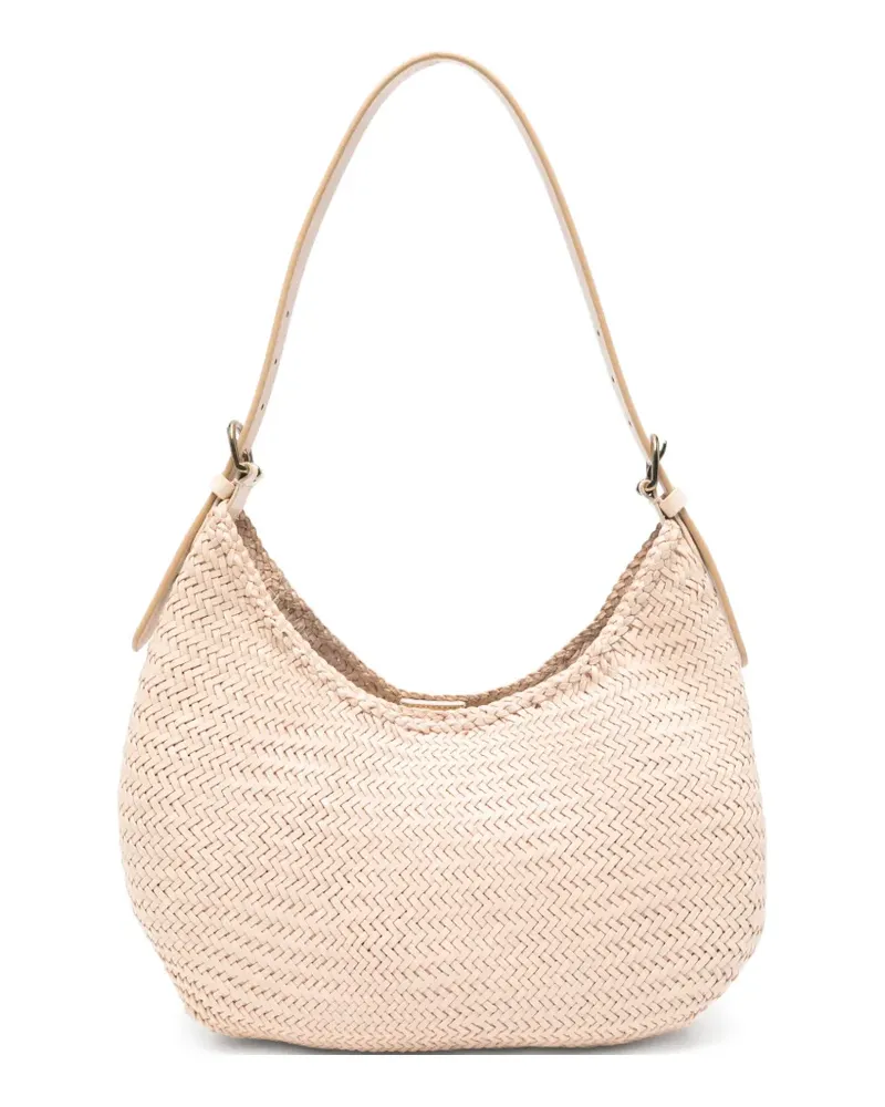 Dragon Diffusion Luna Mezza Schultertasche mit Webmuster - Rosa Rosa