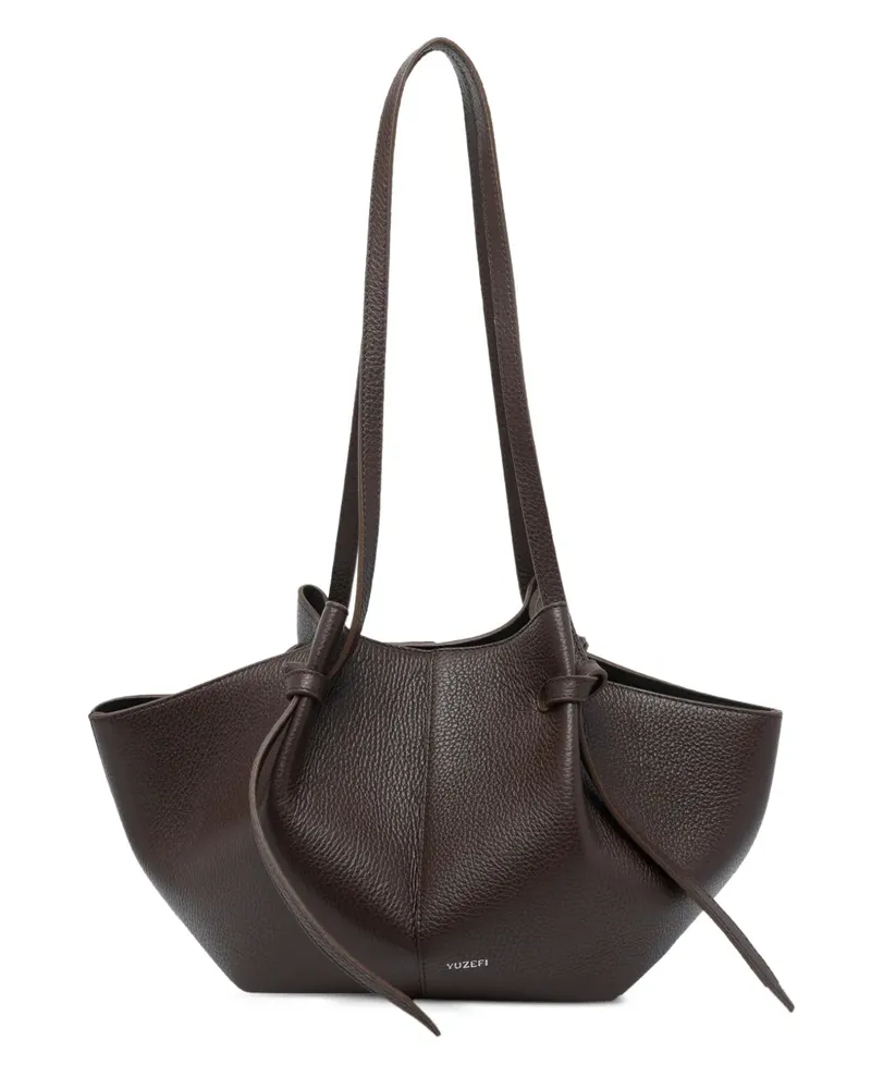 YUZEFI Klassische Schultertasche - Braun Braun