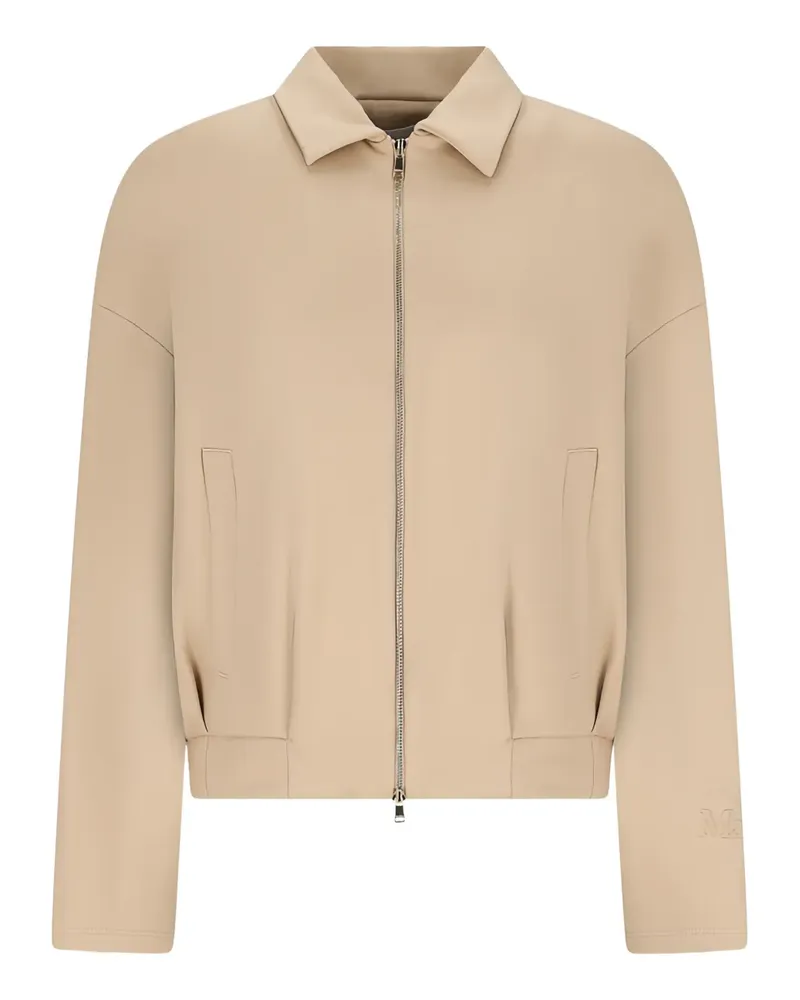 Max Mara Argenta Jacke mit Reißverschluss - Nude Nude