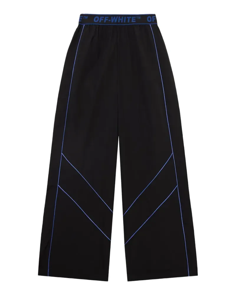 OFF-WHITE Jogginghose mit Logo-Bund - Schwarz Schwarz