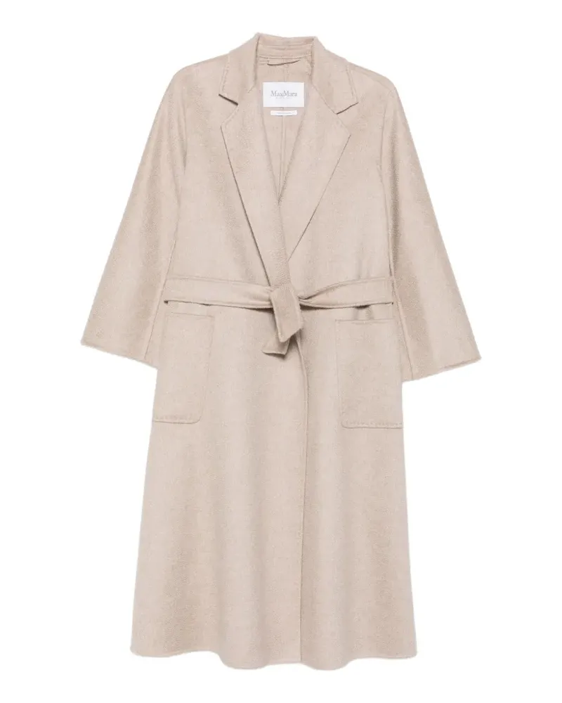 Max Mara Ludmilla belted notch-lapel coat - Nude Nude