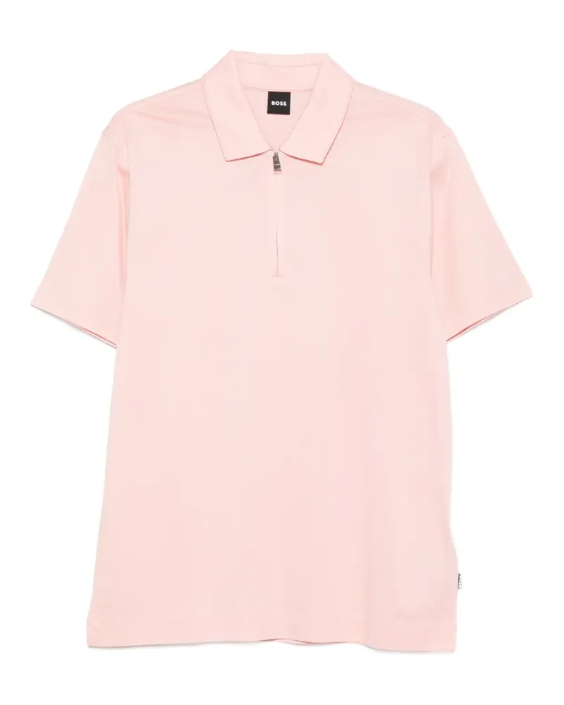 HUGO BOSS zip-up polo shirt - Rosa Rosa