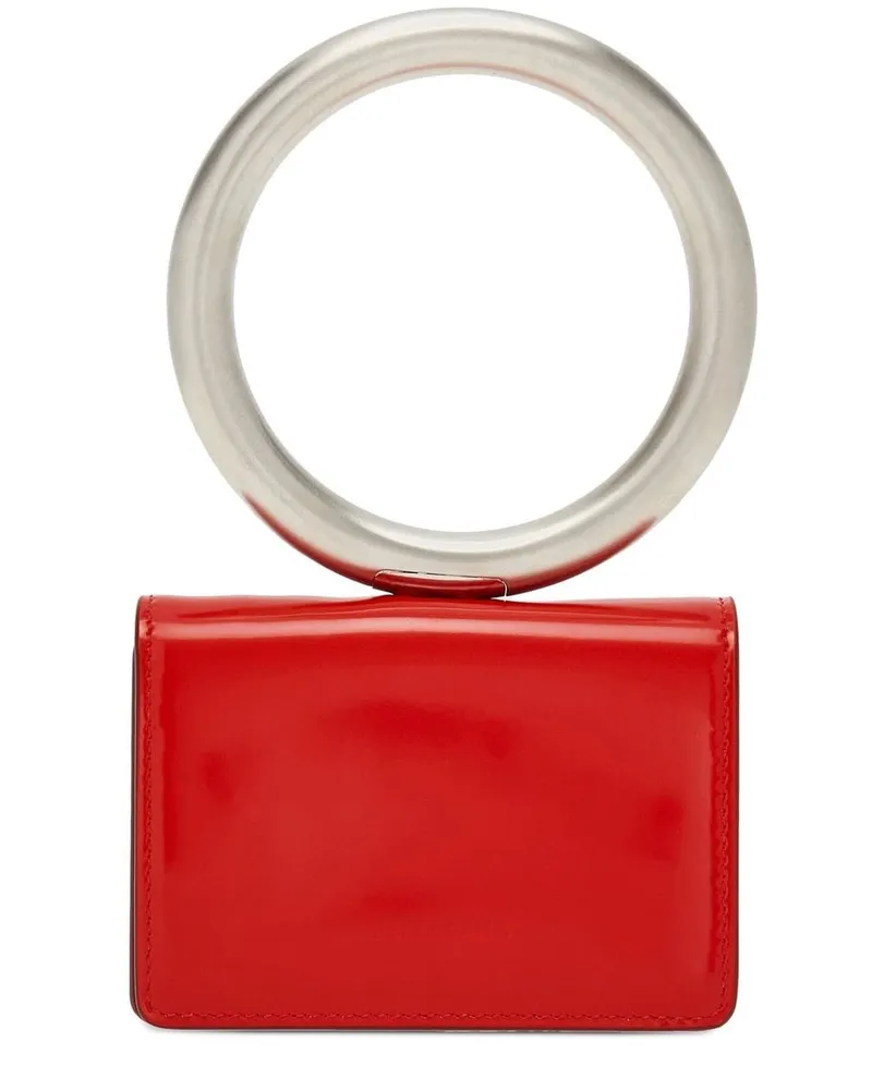 Ferragamo Kartenetui mit Henkel - Rot Rot