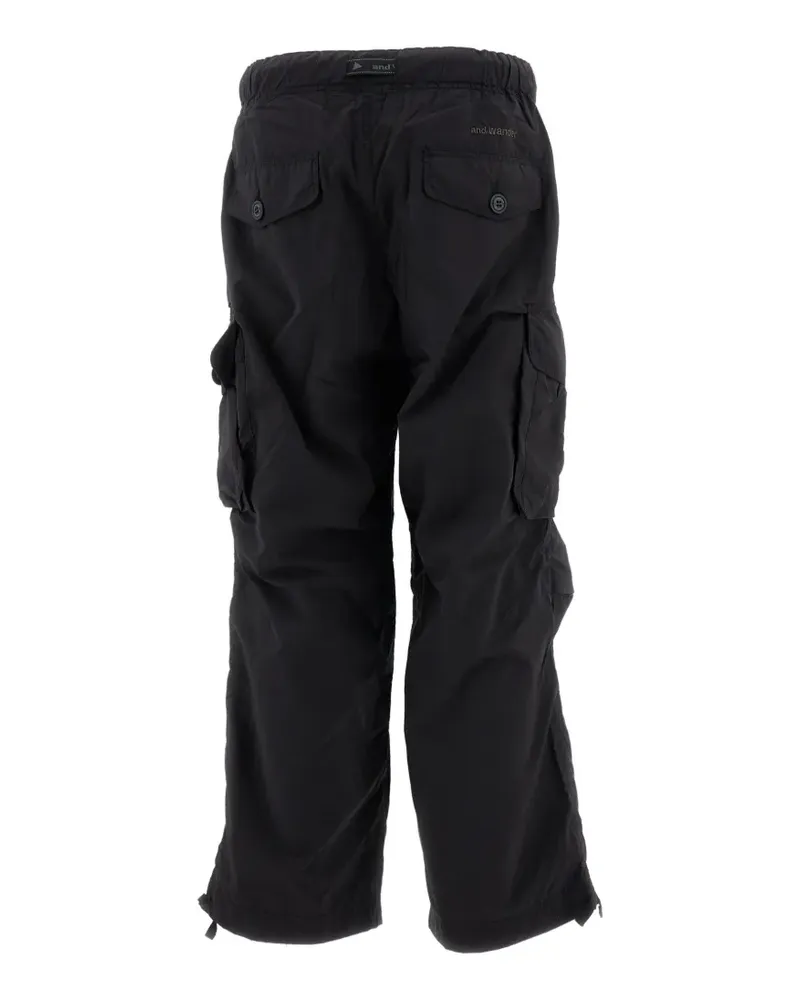 and wander Wasserabweisende Ripstop-Cargohose - Schwarz Schwarz