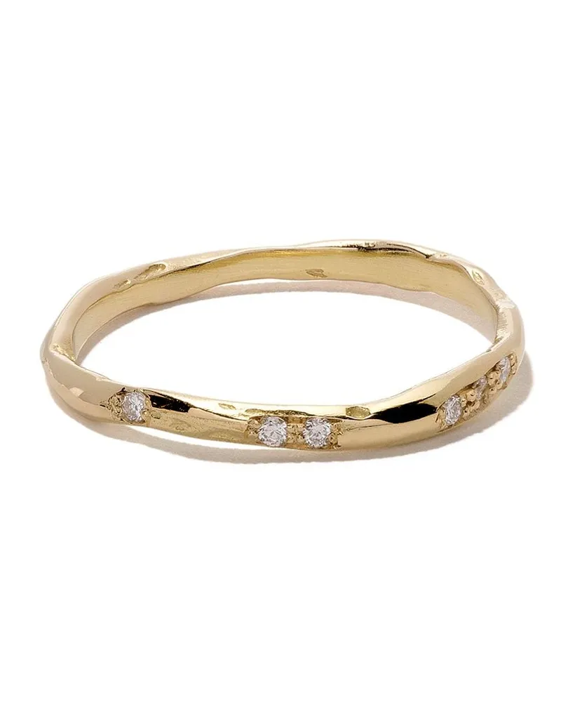 Wouters & Hendrix 18kt Gelbgoldring mit Diamanten Gold