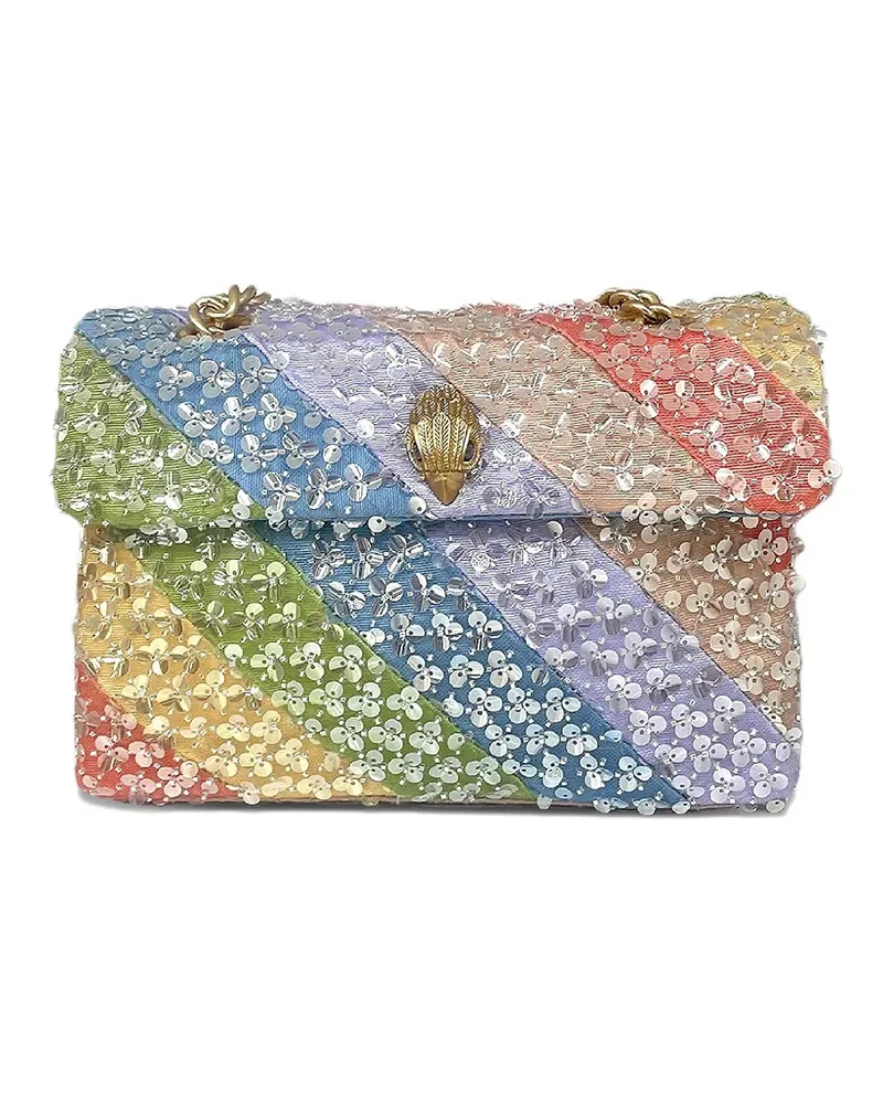 Kurt Geiger sequin-embellished shoulder bag - Blau Blau