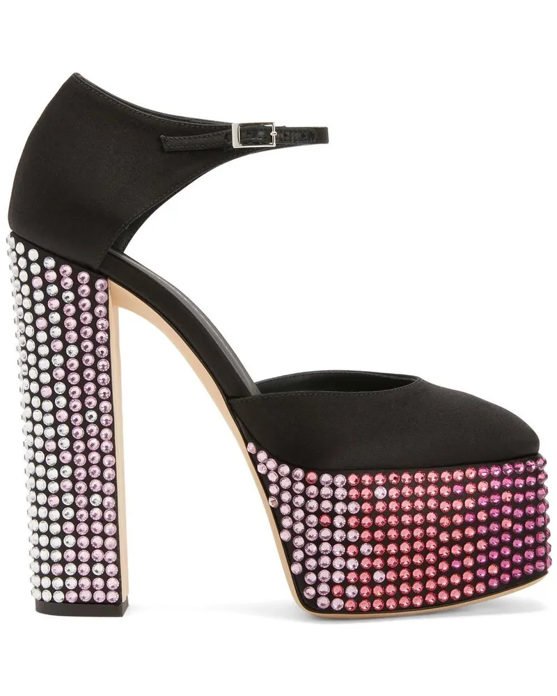 Giuseppe Zanotti Bebe Strass Pumps Schwarz