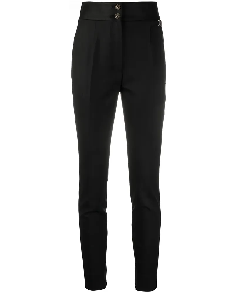Dolce & Gabbana Hose mit Logo-Schild - Nude Nude