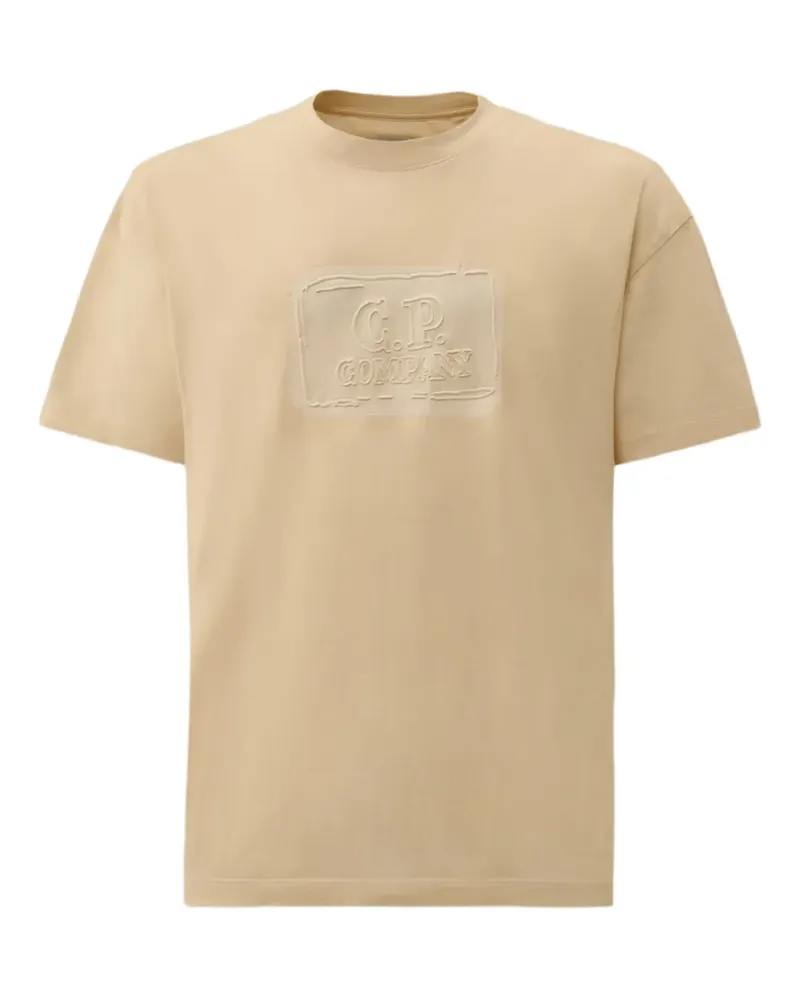 C.P. Company embossed-design T-shirt - Nude Nude