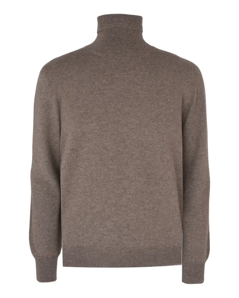 AGNONA Pullover mit Rollkragen - Braun Braun