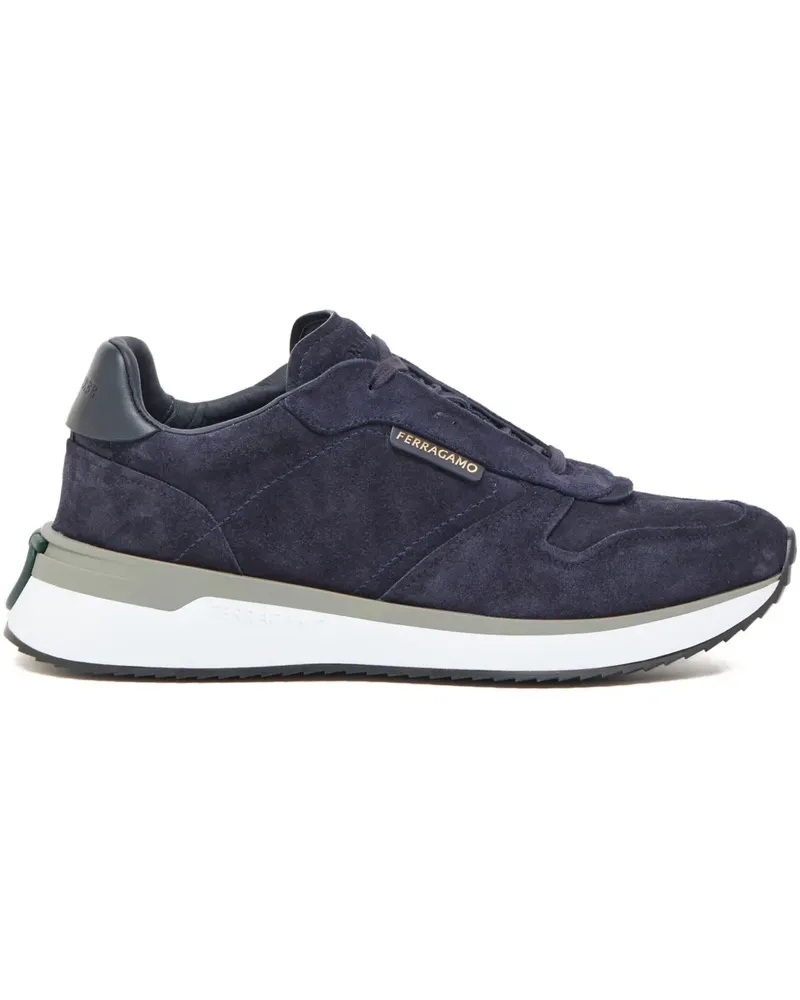 Ferragamo Sneakers aus Wildleder - Blau Blau