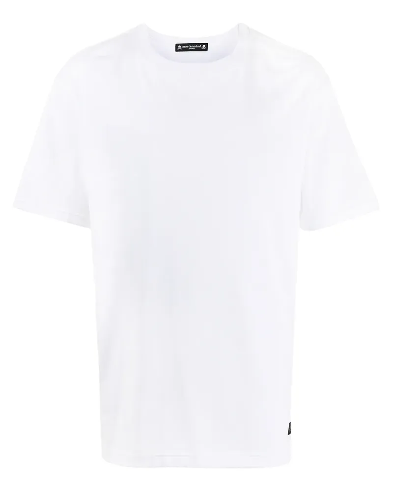 Mastermind Japan T-Shirt mit Totenkopf-Print - Weiß Weiß