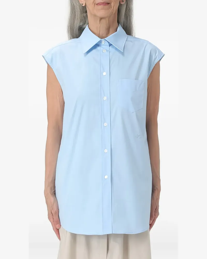 Jacob Cohën sleeveless shirt - Blau Blau