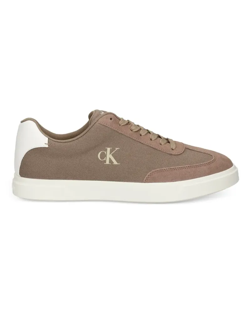 Calvin Klein Brooke logo-detail panelled sneakers - Braun Braun