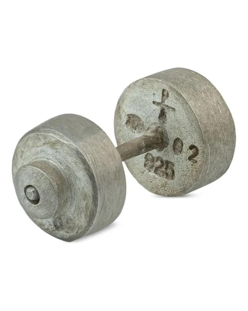 Parts Of Four Stud Ohrstecker aus Sterlingsilber mit Smaragd Silber