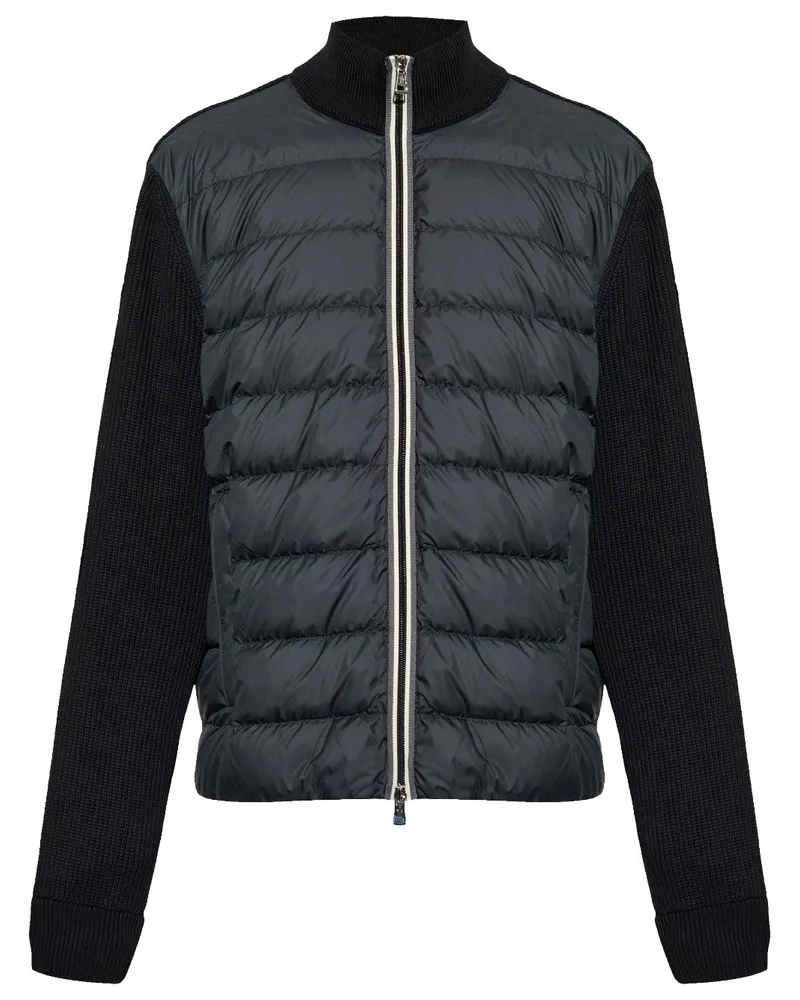 Moncler Gefütterte Jacke - Schwarz Schwarz