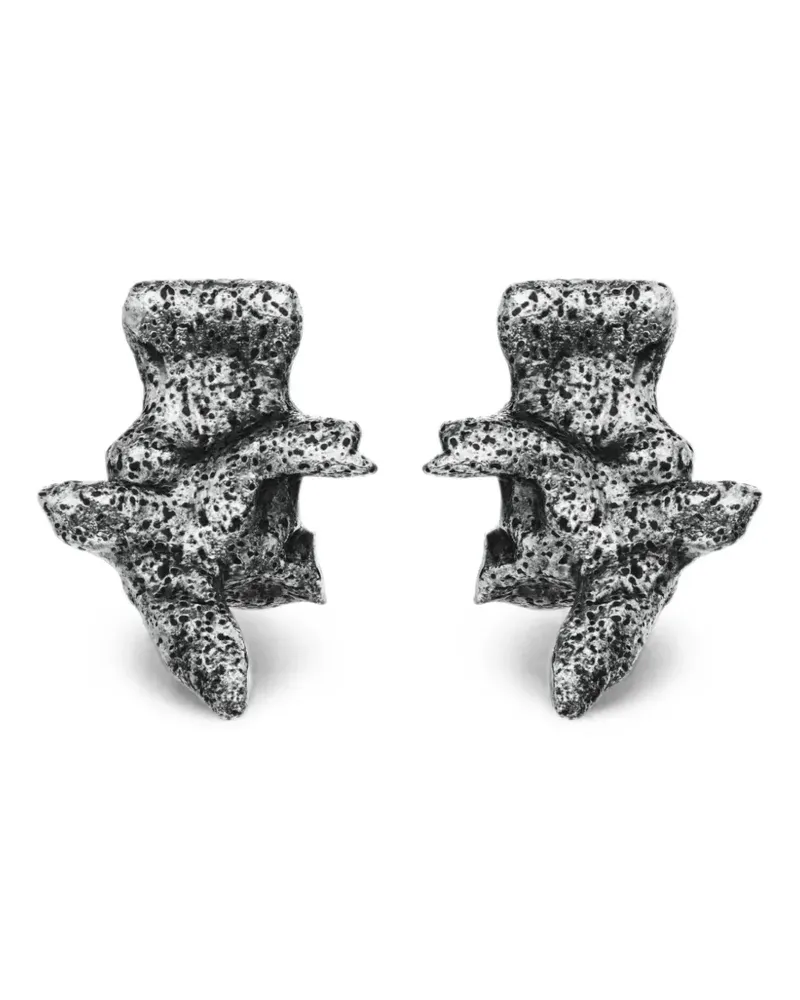 Diesel silver-tone stud earrings - Silber Silber