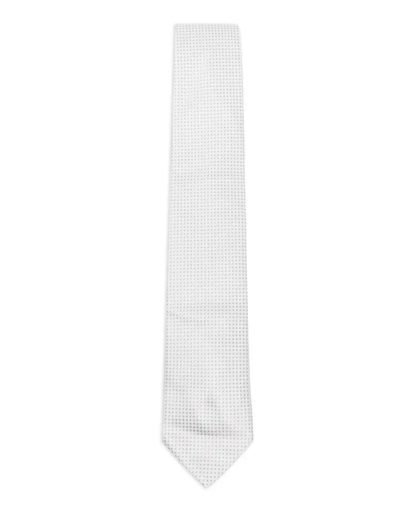 Dell'oglio Martin geometric-pattern tie - Grau Grau