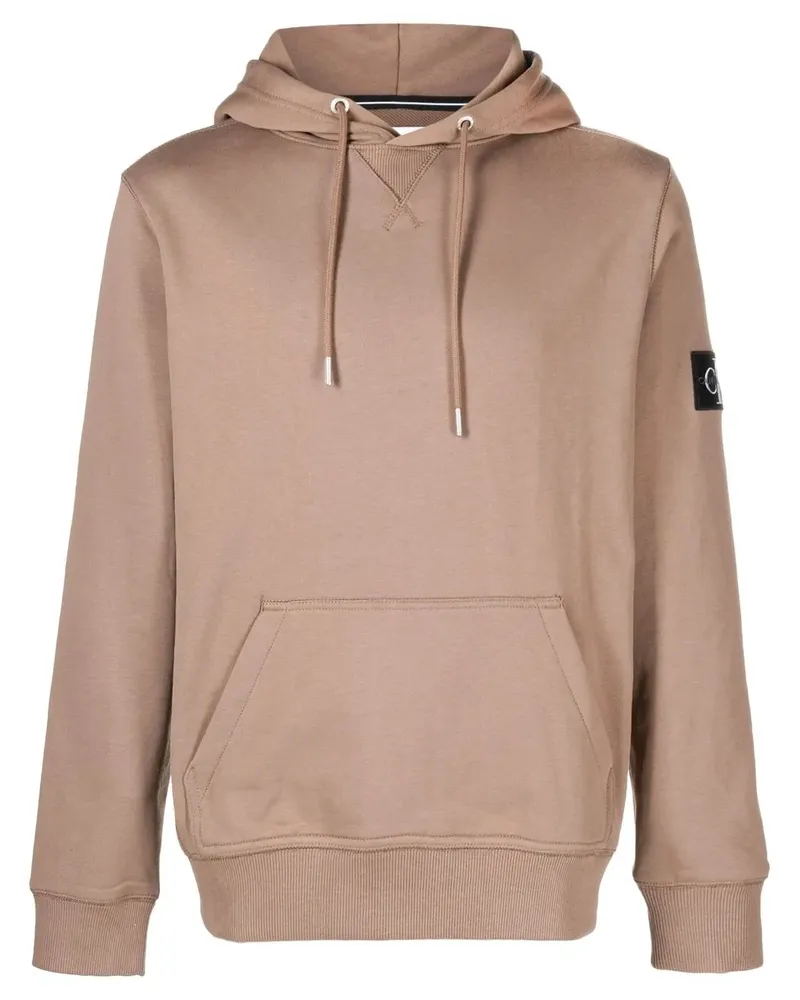 Calvin Klein Klassischer Hoodie - Braun Braun