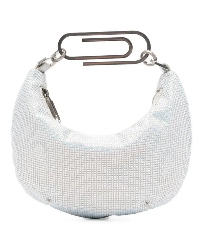 OFF-WHITE Mini-Tasche mit Pailletten - Grau Grau