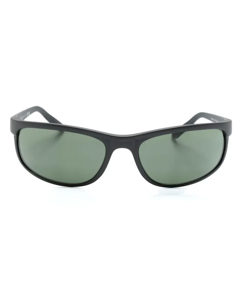 Ray Ban Sonnenbrille mit eckigem Gestell - Schwarz Schwarz