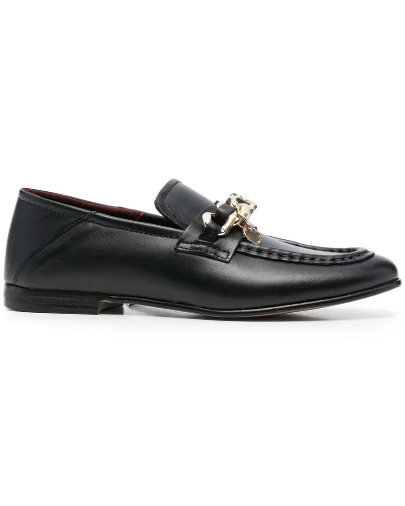 Tommy Hilfiger Loafer mit Kettendetail - Schwarz Schwarz