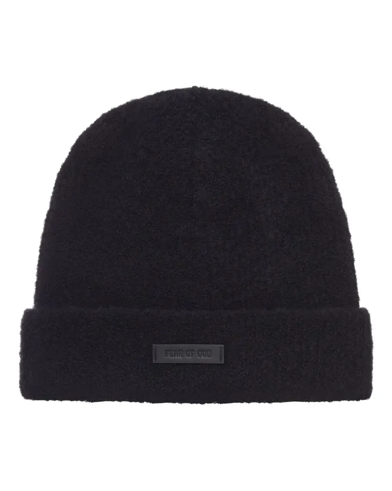 Fear of God Gerippte Beanie - Schwarz Schwarz