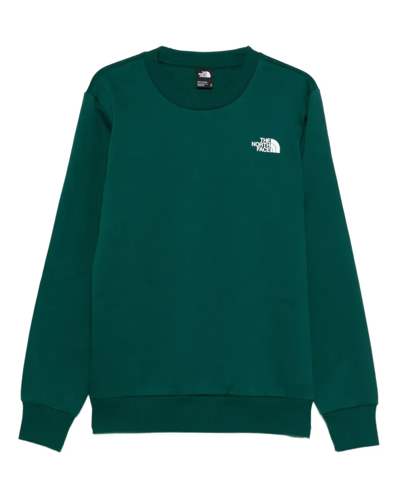 The North Face Sweatshirt mit Logo-Print - Grün Grün