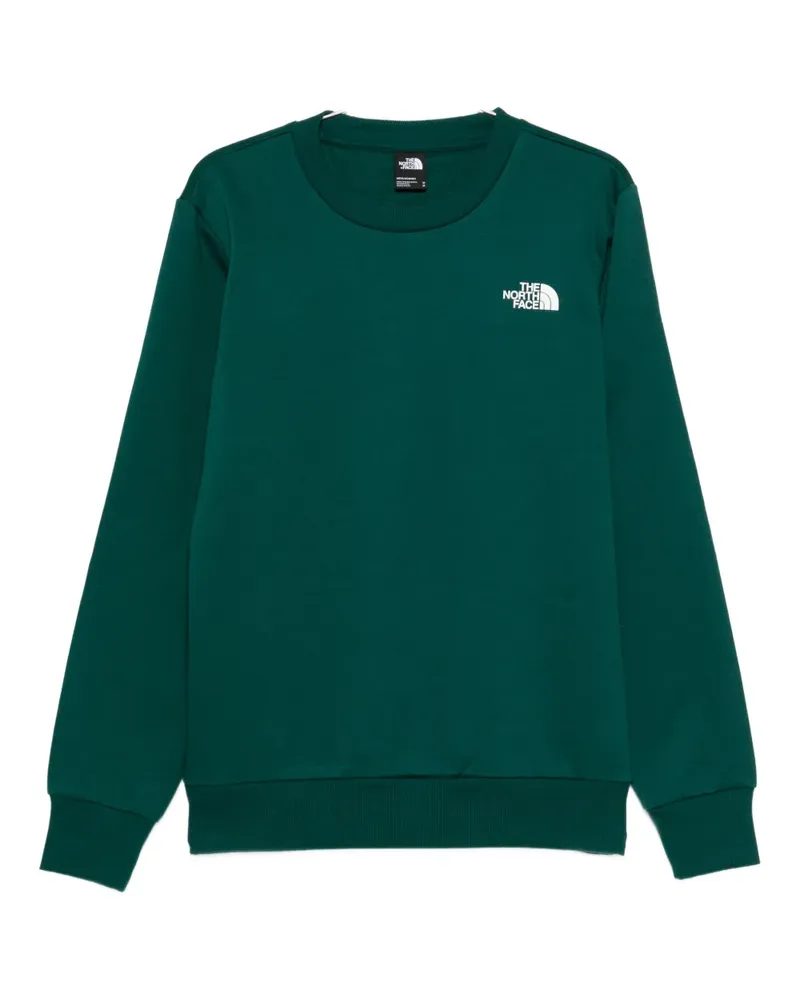 The North Face logo-print sweatshirt - Grün Grün