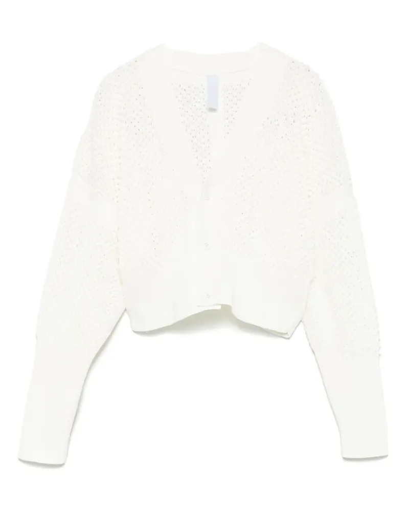 CFCL Lattice Cardigan - Weiß Weiß