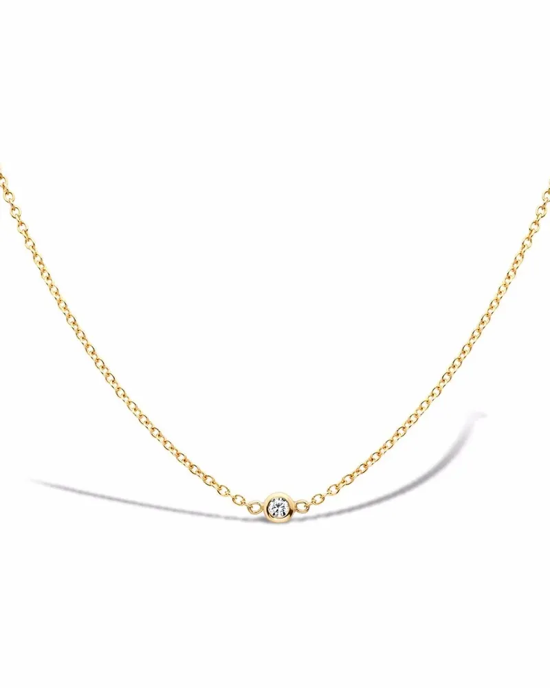 Pragnell 18kt Gelbgoldhalskette mit Diamanten Gold