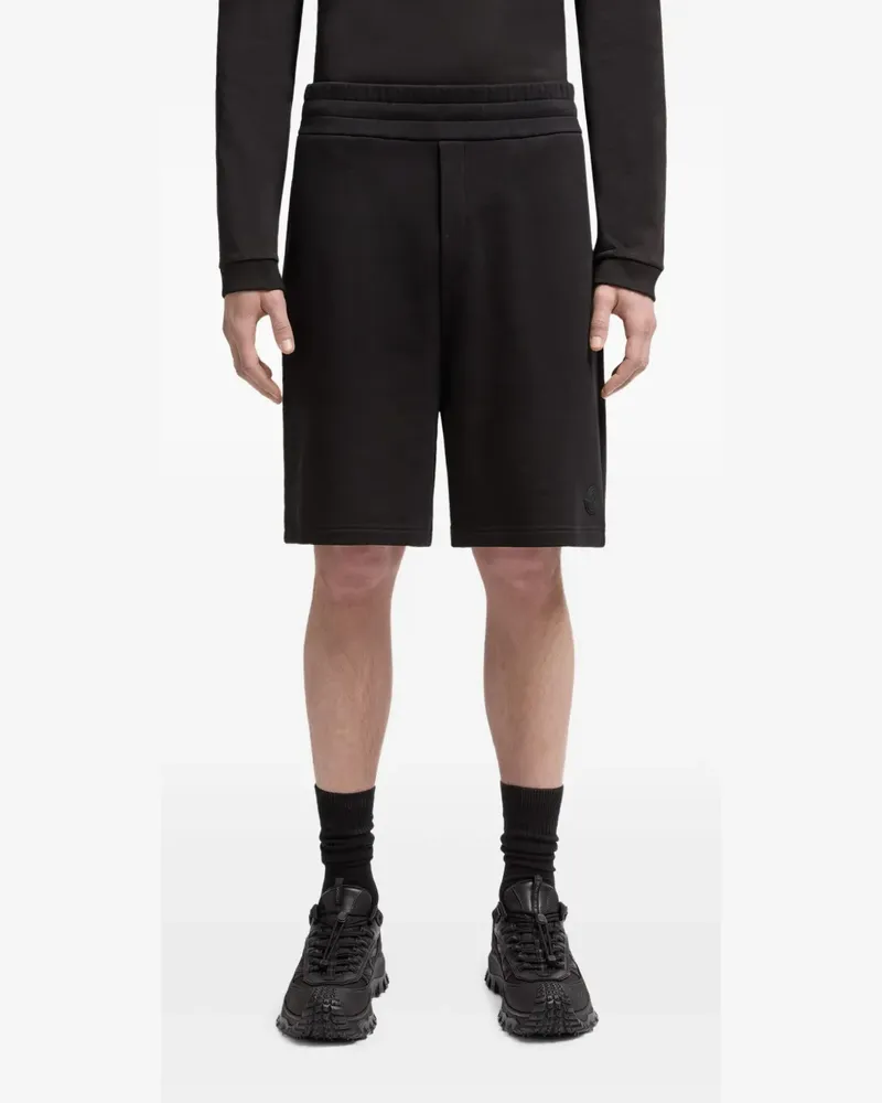 Moncler Shorts mit elastischem Bund - Schwarz Schwarz