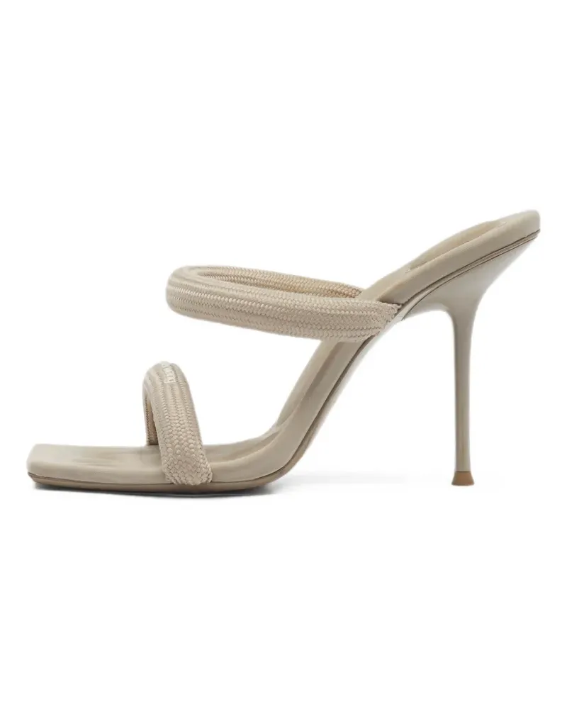 Alexander Wang Wattierte Julie Sandalen mit Riemen - Grau Grau