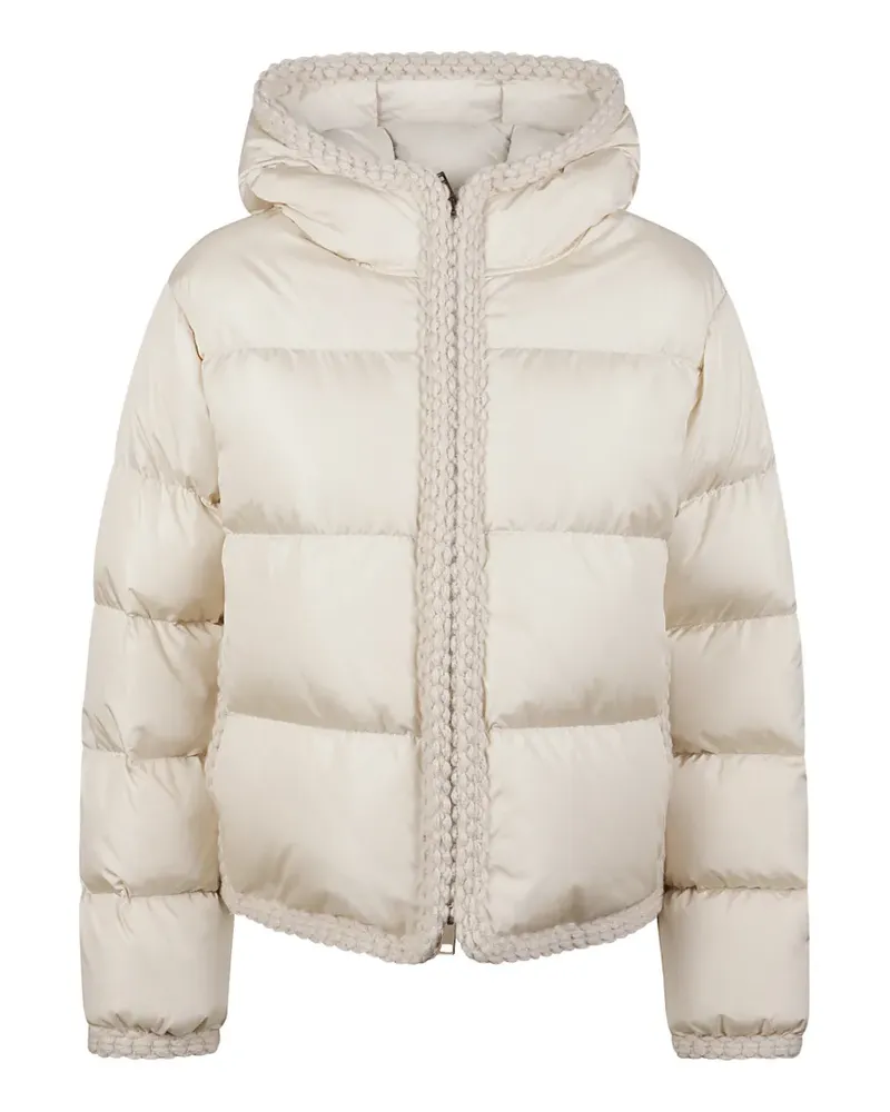 Moncler Evocateur Daunenjacke mit Kapuze - Nude Nude