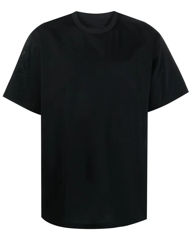 Y-3 T-Shirt mit rundem Ausschnitt - Schwarz Schwarz
