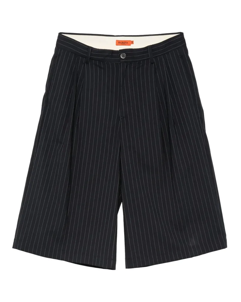 BARENA Tarta Fulgor pinstripe-print trousers - Blau Blau