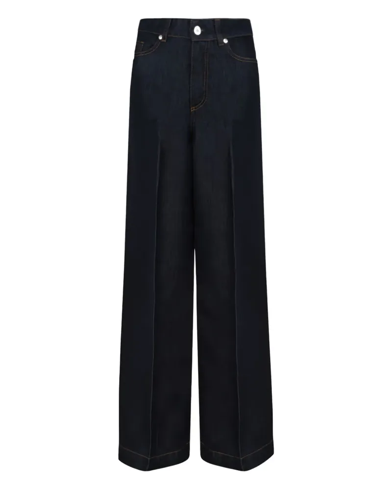 nine:inthe:morning Jeans mit weitem Bein - Blau Blau