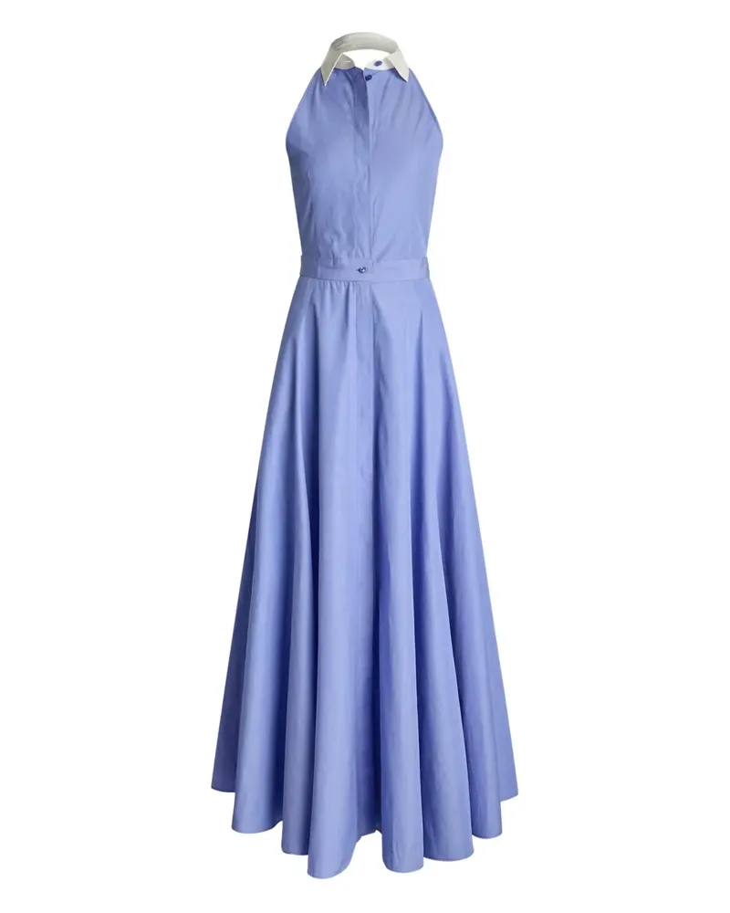 Ralph Lauren Midikleid aus Baumwolle - Blau Blau