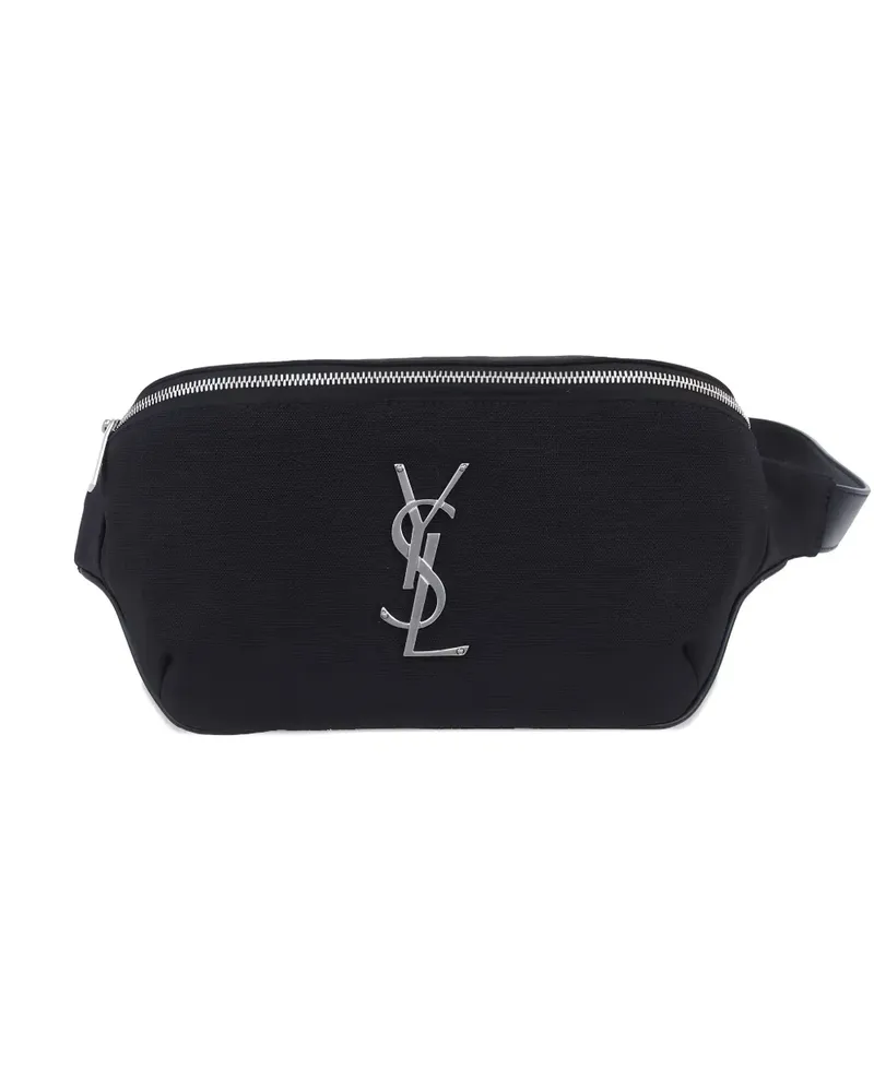 Saint Laurent logo belt bag - Schwarz Schwarz