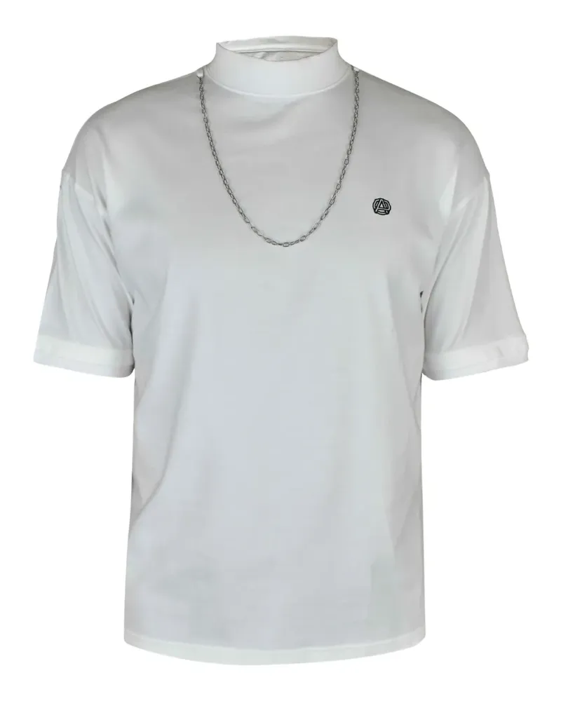 AMBUSH T-Shirt mit Logo-Stickerei - Weiß Weiß