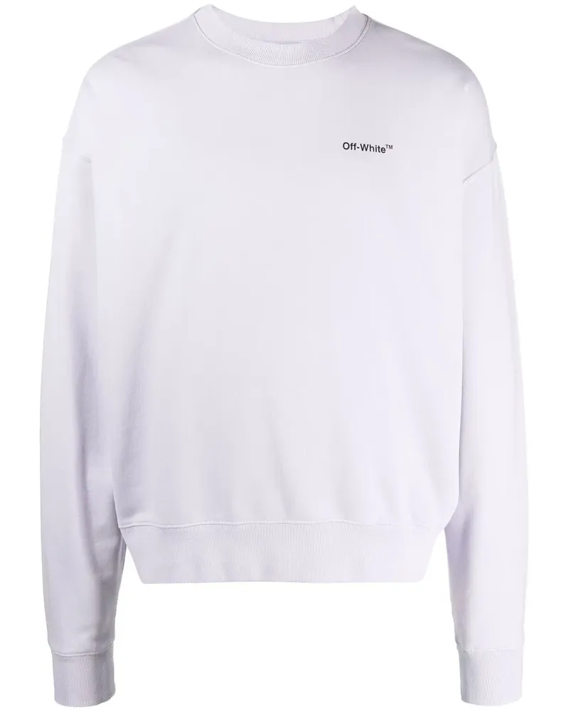 OFF-WHITE Sweatshirt mit Arrows-Motiv - Violett Violett