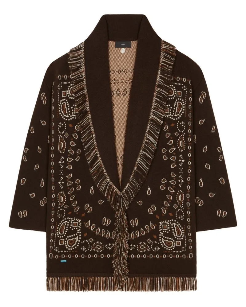 Alanui Cardigan aus Kaschmir - Braun Braun