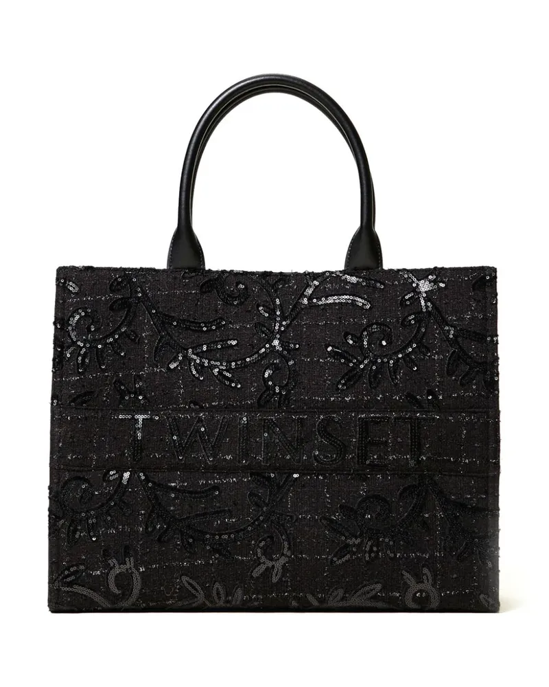 Twin-Set Victoria Shopper - Schwarz Schwarz