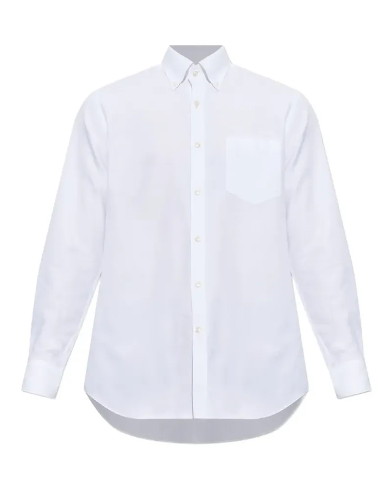Paul & Shark Soffio button-down chest-pocket shirt - Weiß Weiß
