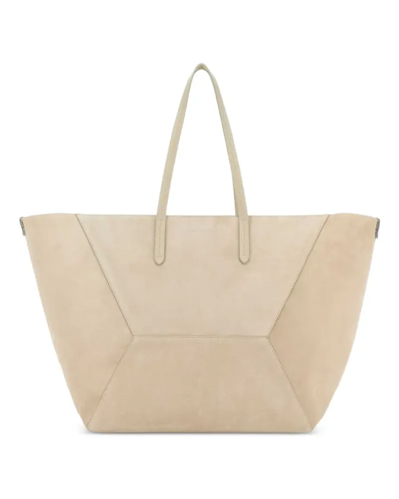 Brunello Cucinelli large Duo tote bag - Nude Nude