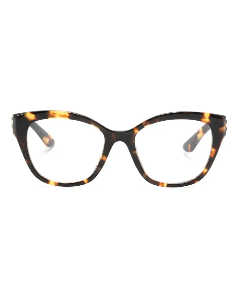 Miu Miu Brille mit eckigem Gestell - Braun Braun