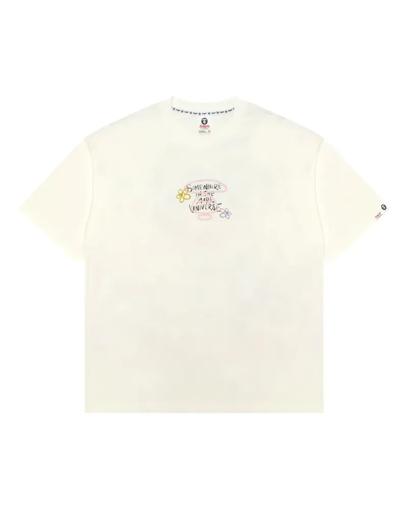 BAPE print T-shirt - Weiß Weiß