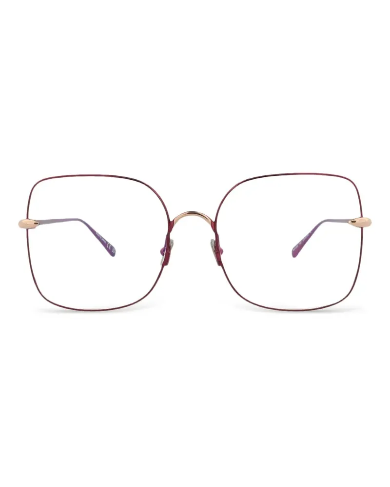 Pomellato Brille mit eckigem Gestell - Rot Rot